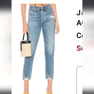 Agolde Jamie High Rise Classic Jeans